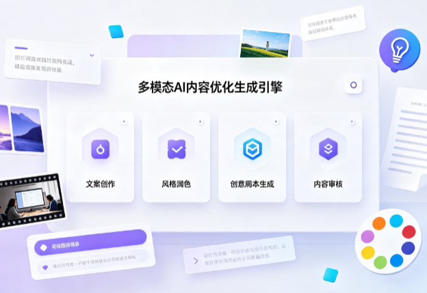 鲅鱼圈区AI智能内容优化创新 多模态生成技术丰富数字内容创作生态